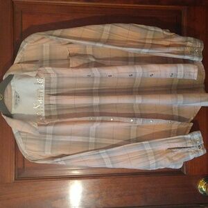 Women's Medium Calvin Klein Jeans Snap Front Shirt